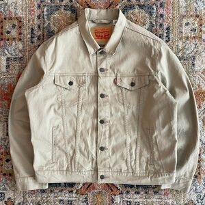 Levi's Men's Beige Denim Jacket